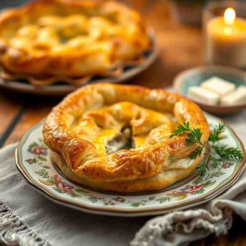 Cypriot Tyropita - Make a Cheese Pie